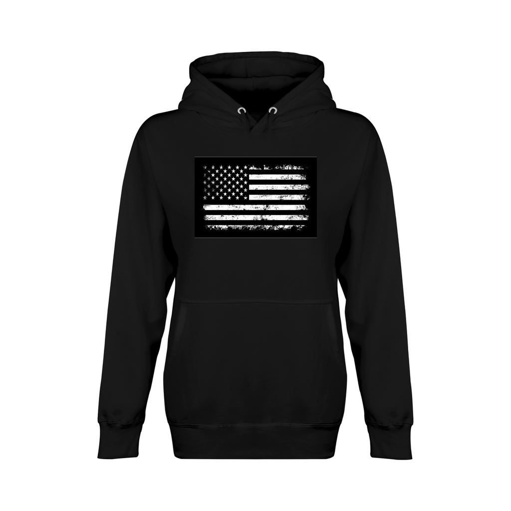 Distressed USA Flag.Vintage USA Flag Unisex Premium Pullover Hoodie