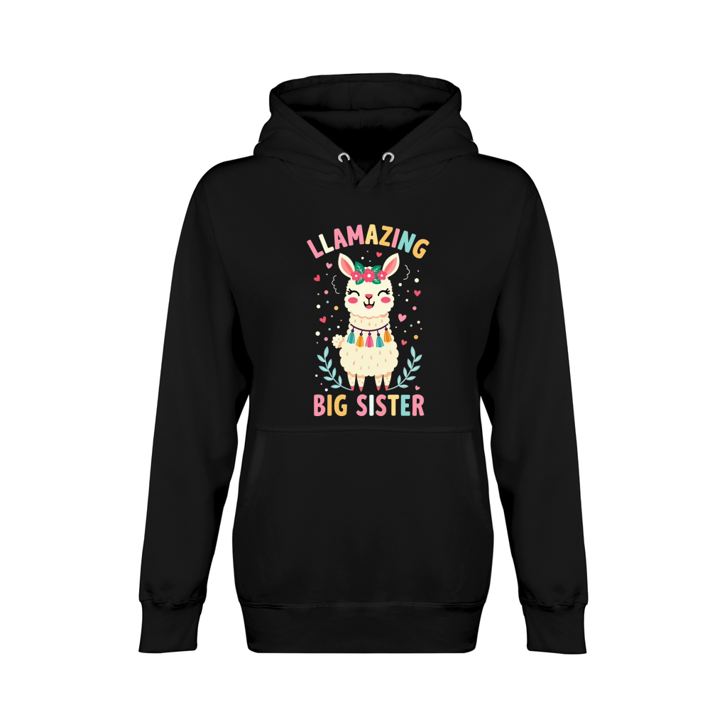Llamazing big sister Unisex Premium Pullover Hoodie