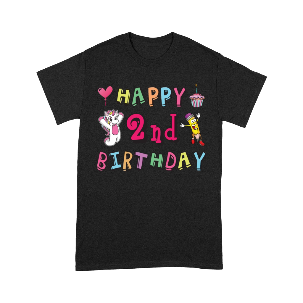 Happy 2nd Birthday for 2 year old Kids B-day Unisex T-Shirt