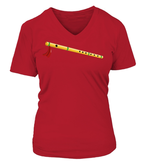 Musical instrument graphic art V-neck T-Shirt Woman