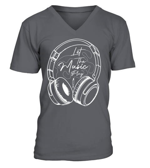 Let the Music Play (1) V-Neck T-shirt