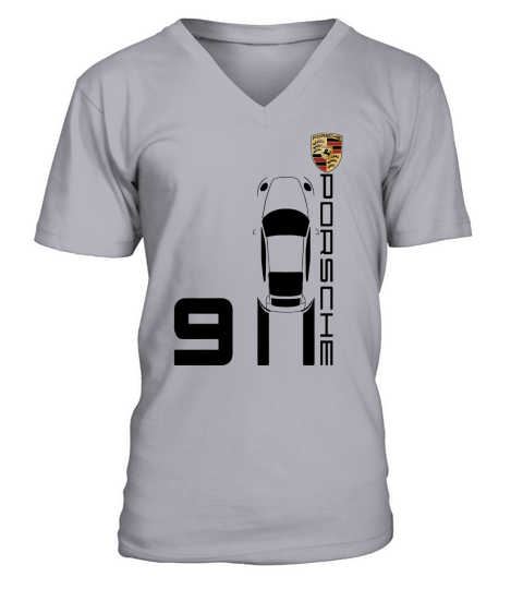 Vintage 911 Porsche Sports Car V-Neck T-shirt