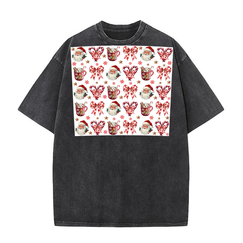 20oz Christmas001 Tapered Washed T-Shirt