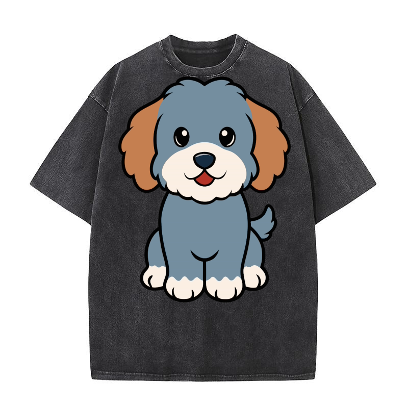 Aussiedoodle 02 Washed T-Shirt