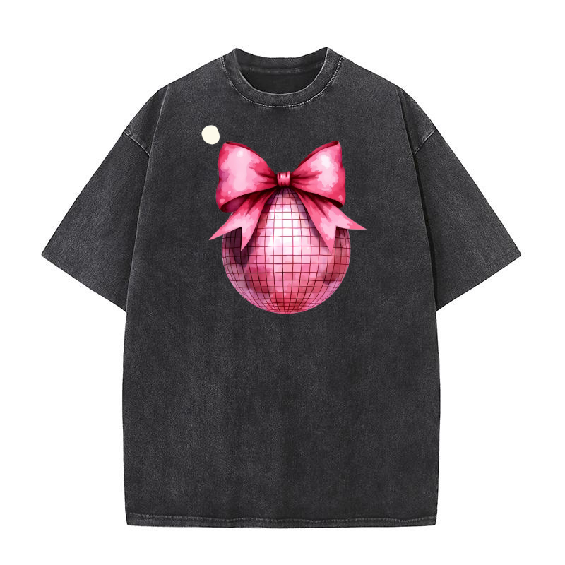 Coquette Sublimation Clipart 9 16 Washed T-Shirt