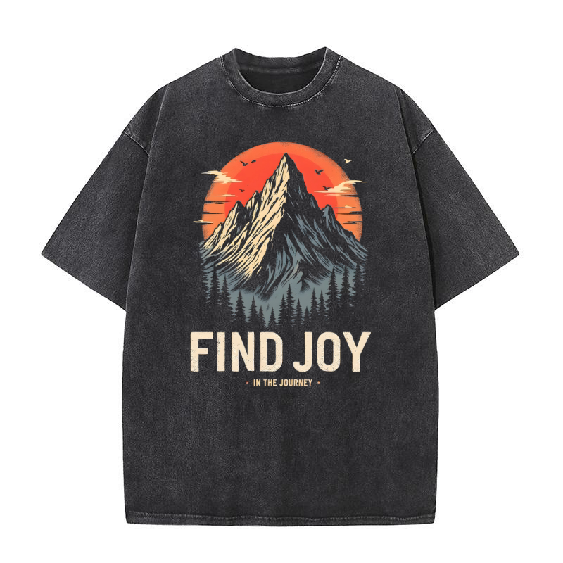 Find joy in the journey 04 Washed T-Shirt