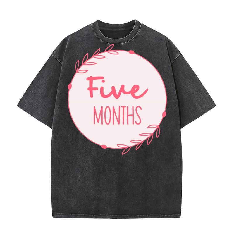 Five Months 02 Washed T-Shirt