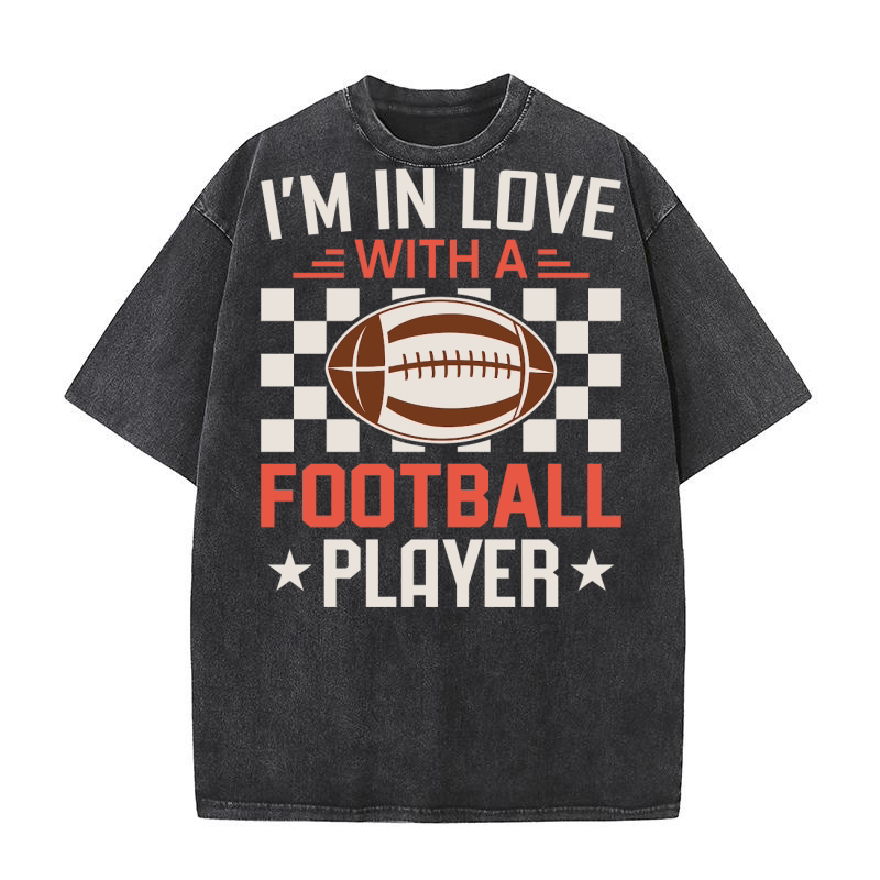 Football Player Lover 05 Washed T-Shirt