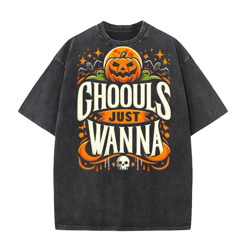 Ghouls Just Wanna Washed T-Shirt