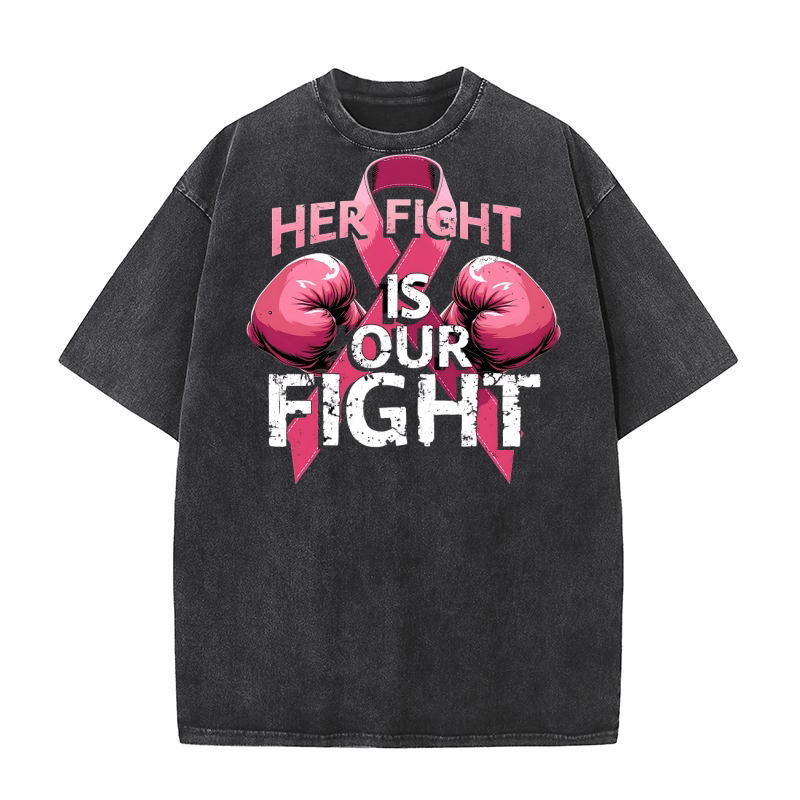 Her fight is our fight Boxing Washed T-Shirt