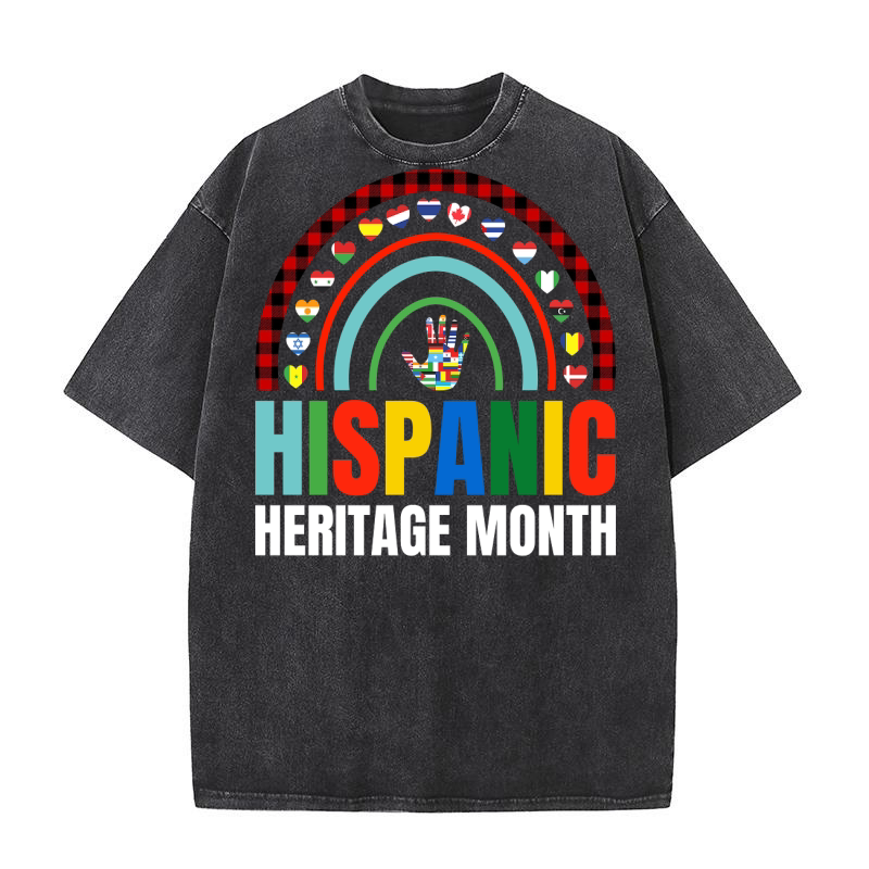 Hispanic Heritage Month 05 Washed T-Shirt