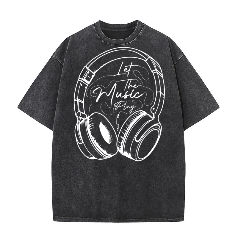 Let the Music Play (1) Washed T-Shirt