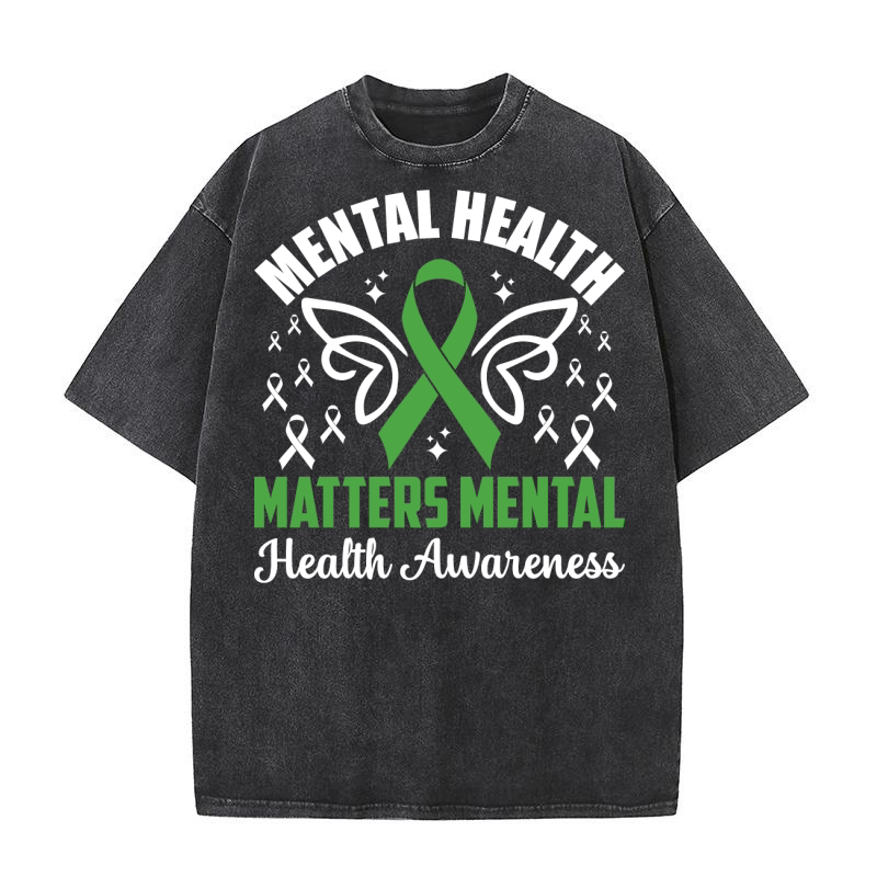 Mental health matters mental health Awareness Washed T-Shirt