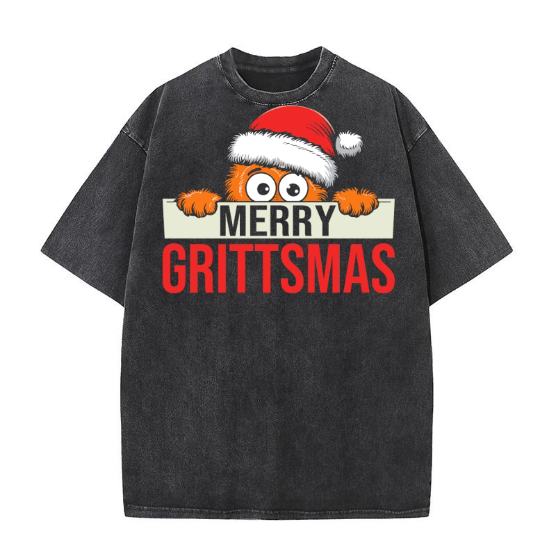merry grittsmas Washed T-Shirt