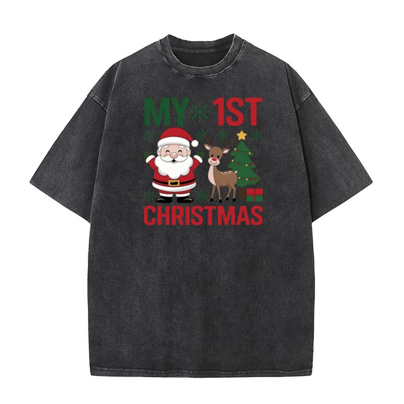 My 1st christmas 5 Washed T-Shirt