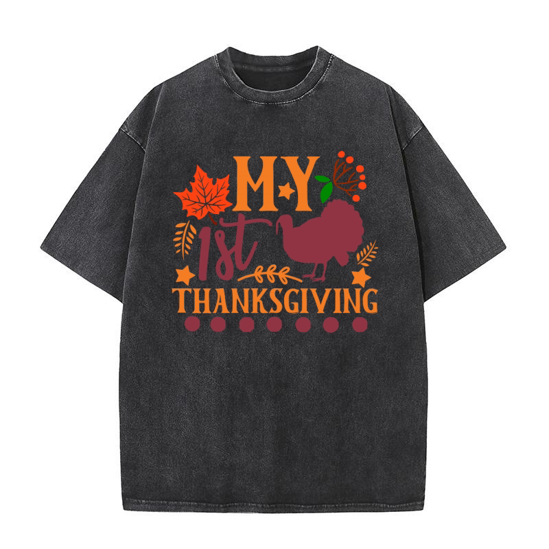 My 1st Thanksgiving 4 Washed T-Shirt