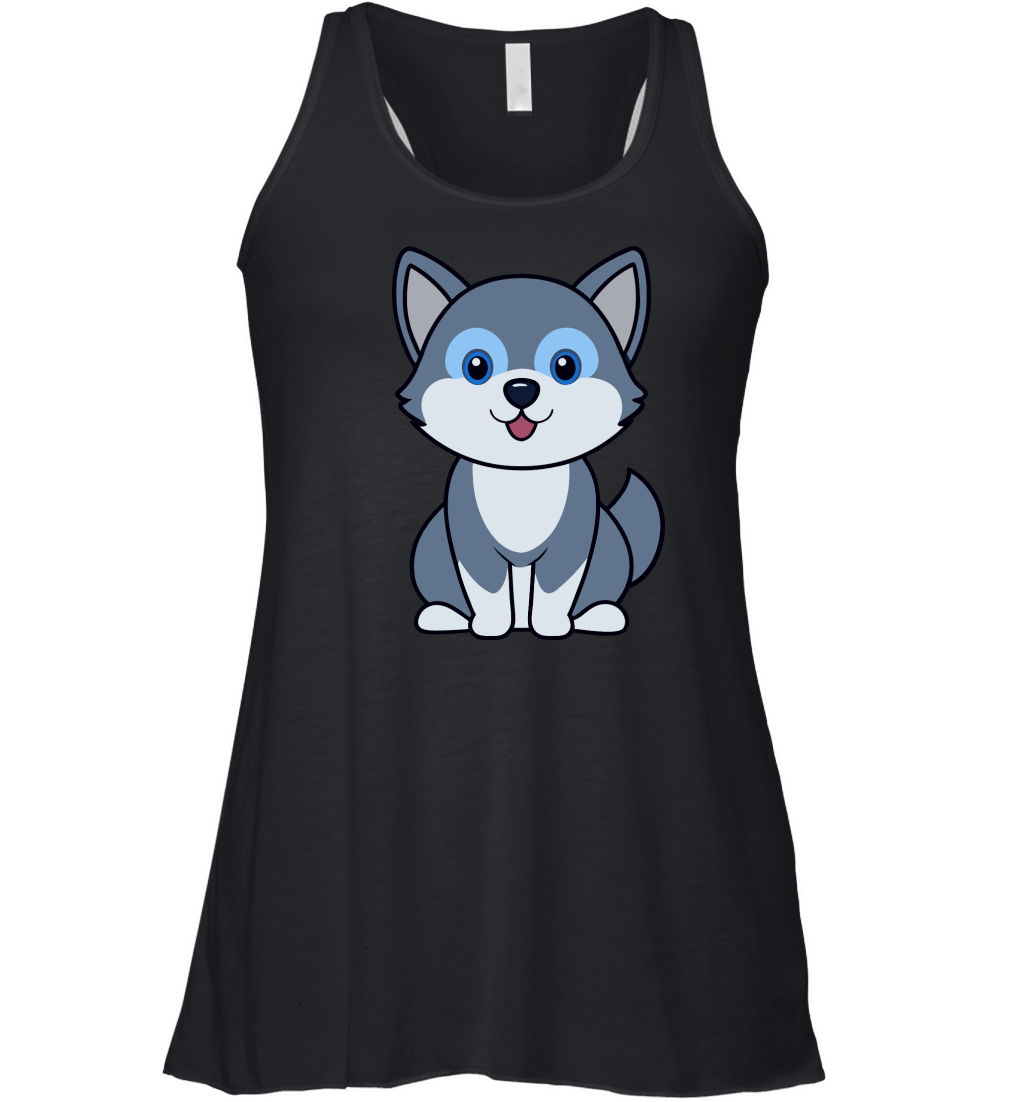 Alaskan Klee Kai 04 Women's Flowy Tank Top