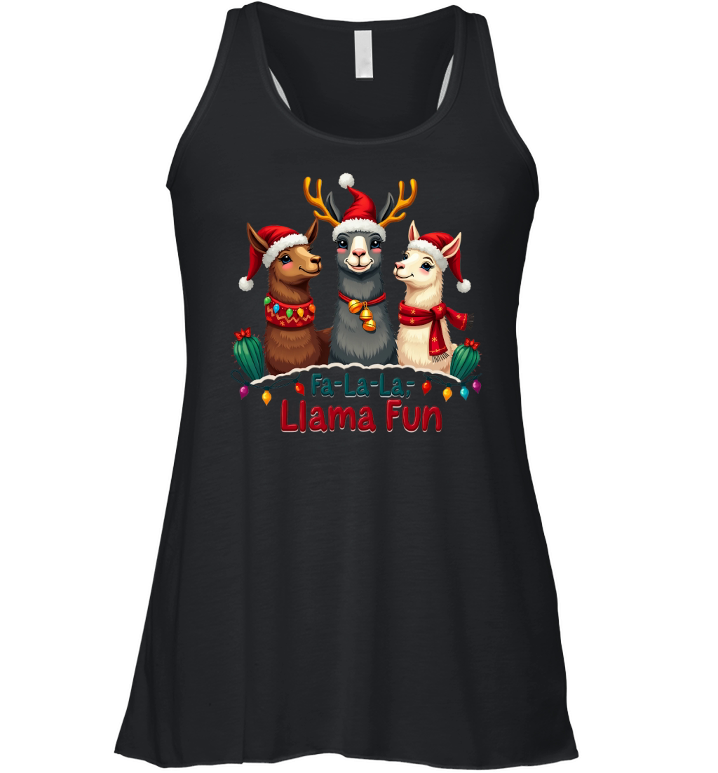 Fa La La Llama Fun Women's Flowy Tank Top
