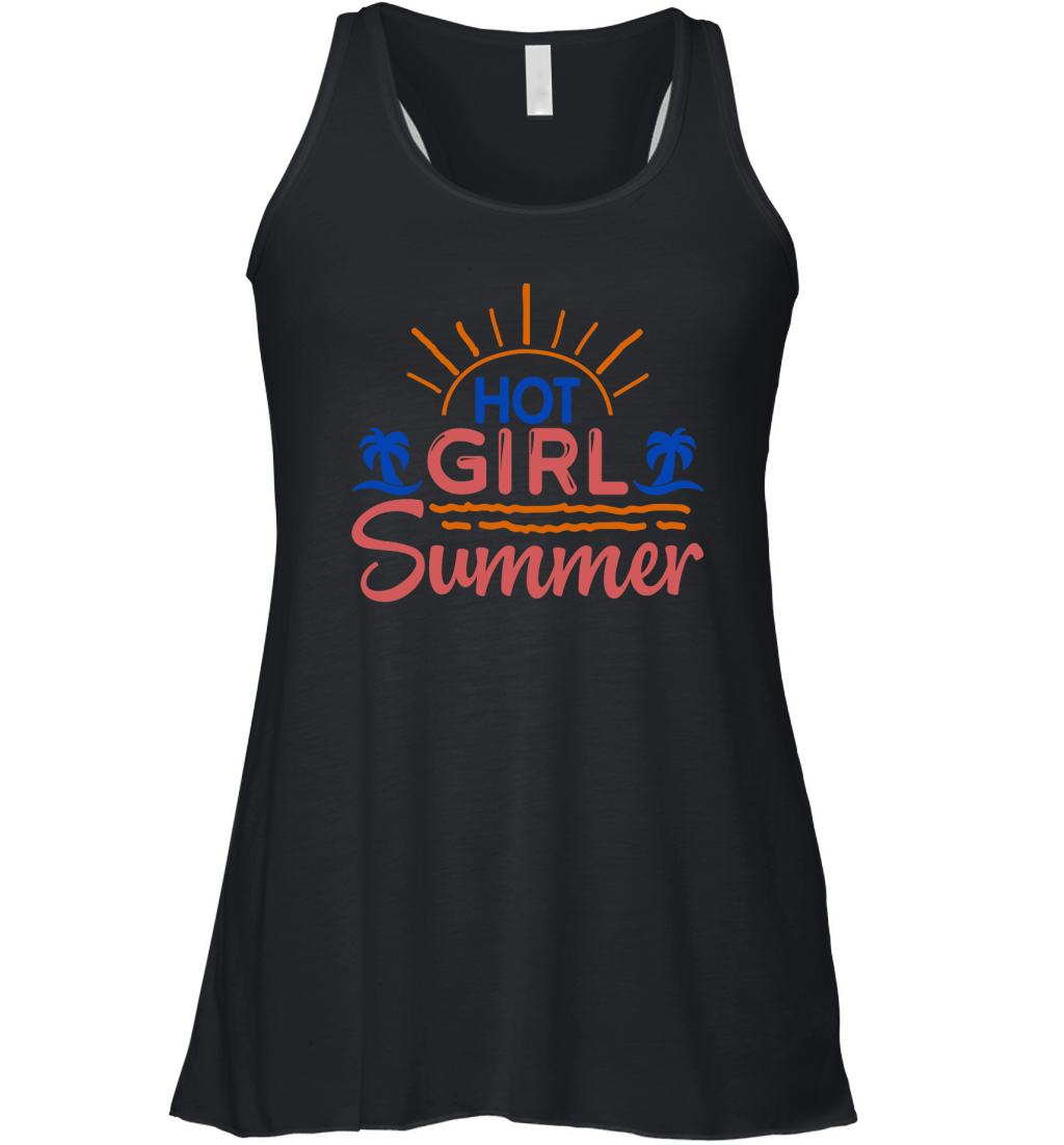 Hot girl summer 1 Women's Flowy Tank Top