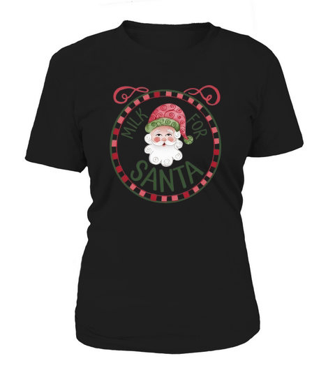 Christmas Cookies Santa Milk 2 Women's T-Shirt