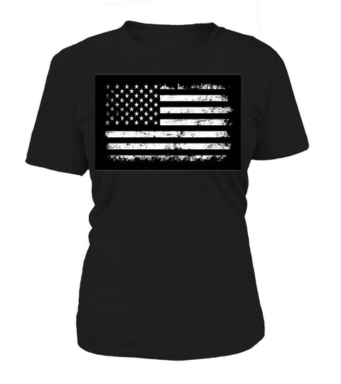 Distressed USA Flag.Vintage USA Flag Women's T-Shirt