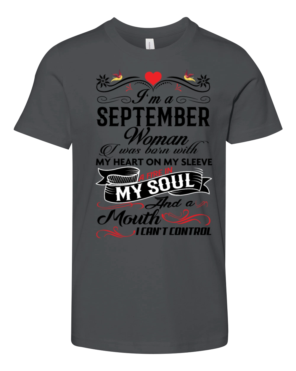 SEPTEMBER WOMAN Youth Unisex Jersey Tee