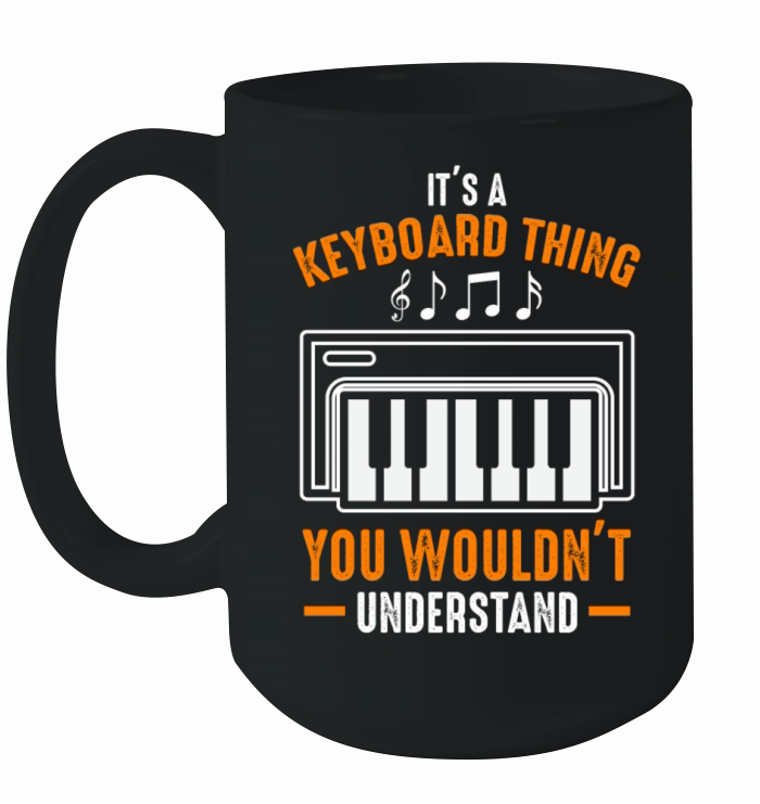 Keyboard Beer Keyboardist Musician Ceramic Mug