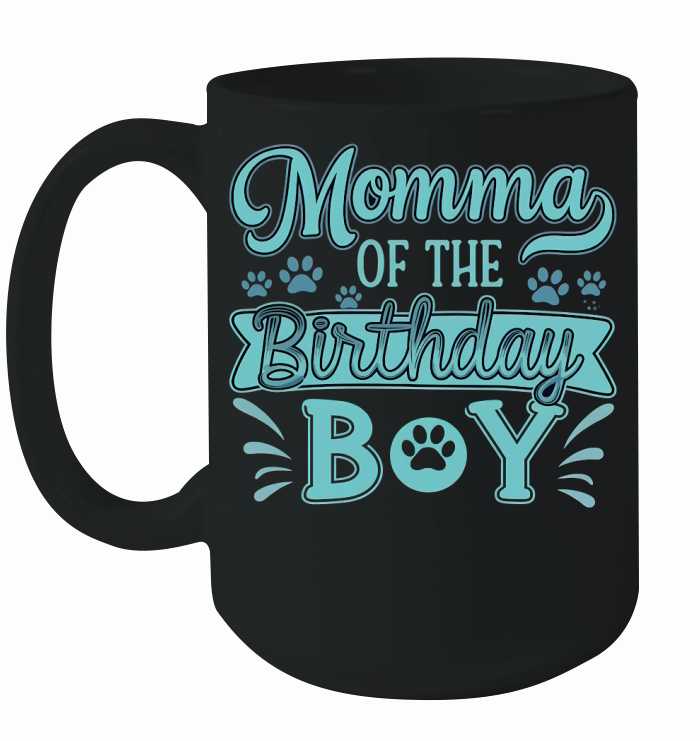 Momma Of The Birthday boy 02 Ceramic Mug