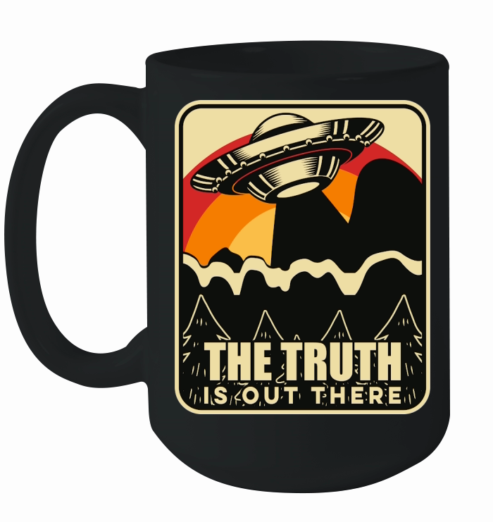 Vintage UFO Alien the Truth is out there Ceramic Mug