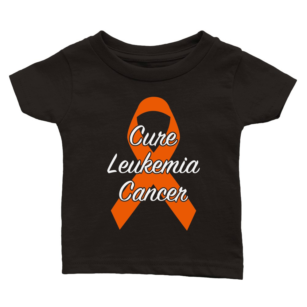Cure Leukemia Cancer Classic Baby Crewneck T-shirt