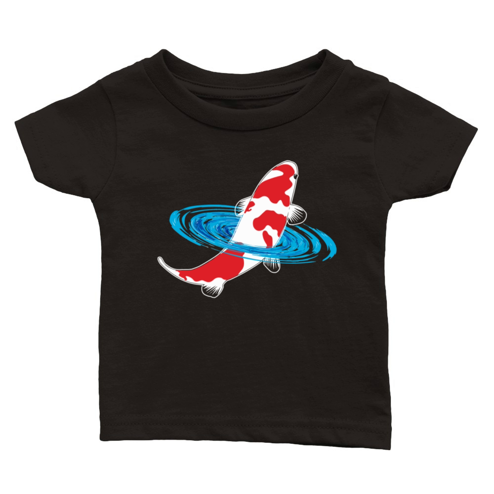 Koi Fish Funny Shirt Classic Baby Crewneck T-shirt