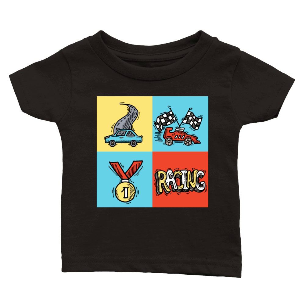 sportscar racing 55 F Classic Baby Crewneck T-shirt