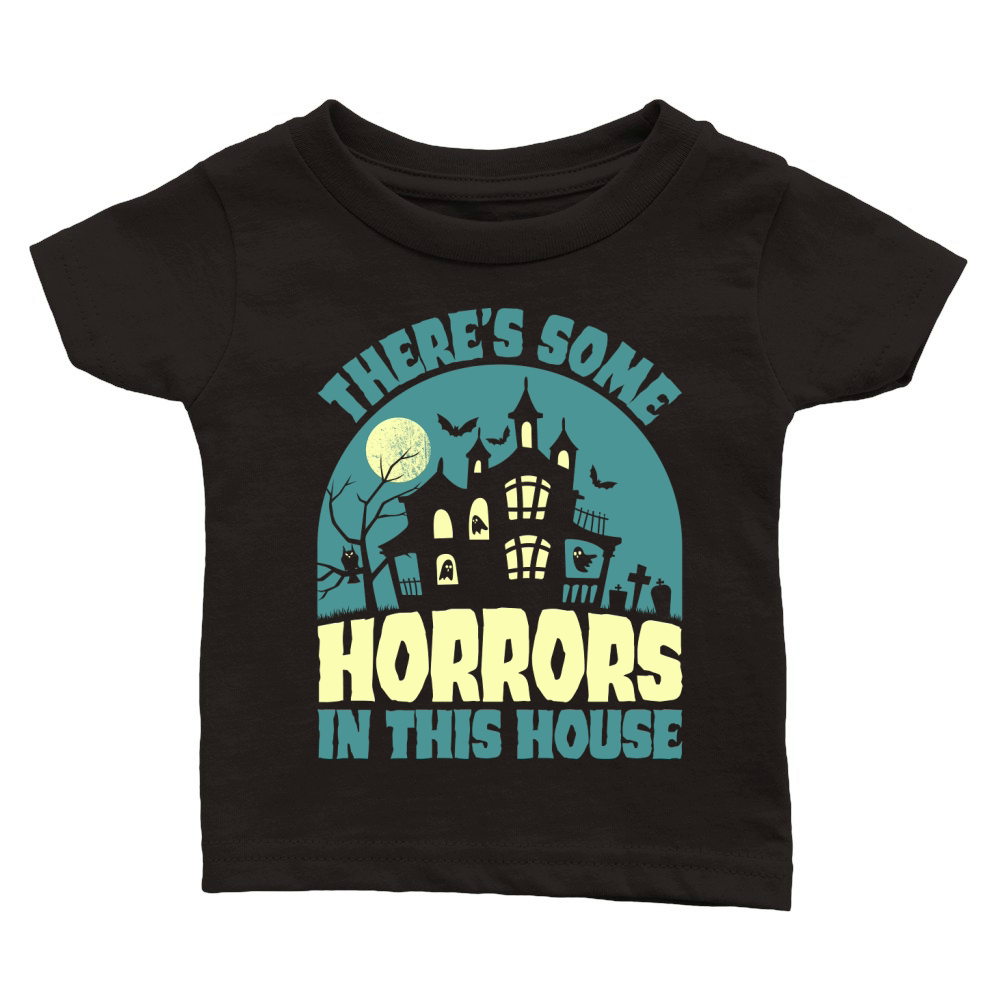 Theres Some Horrors In This House Classic Baby Crewneck T-shirt