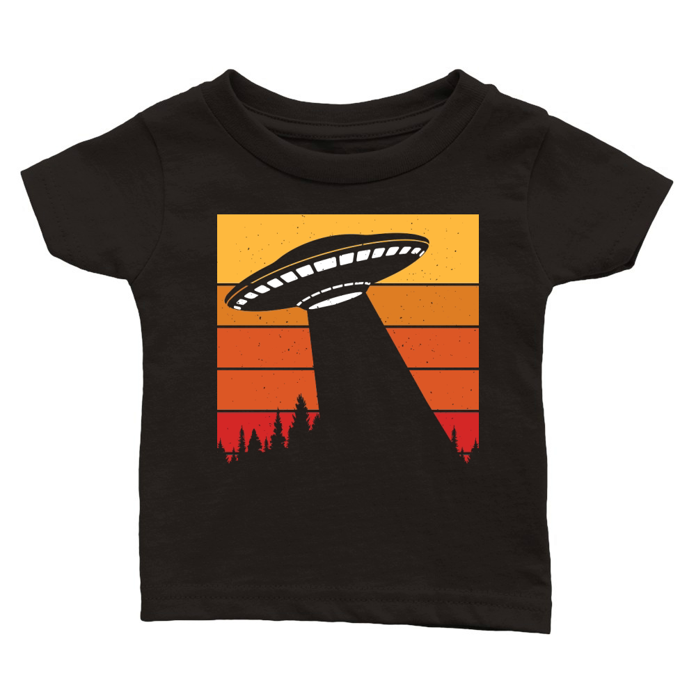 Vintage UFO Alien 8 Classic Baby Crewneck T-shirt