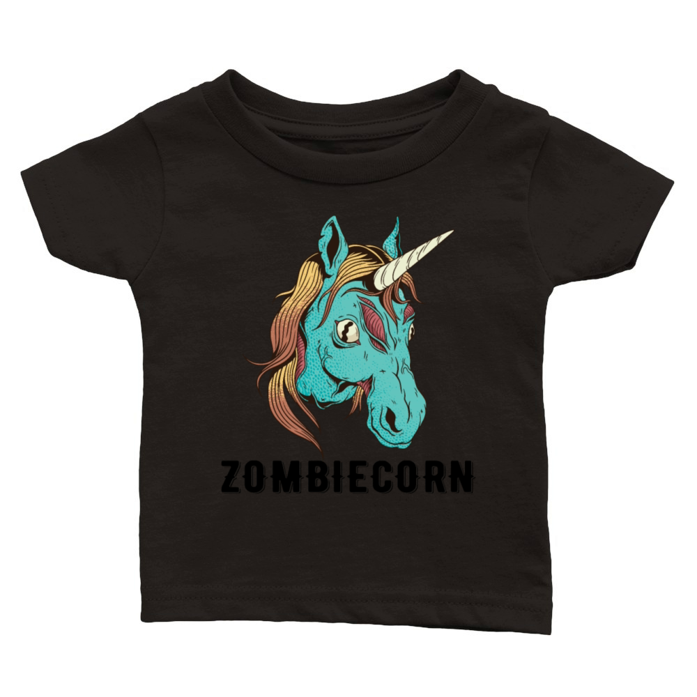 Zombie Unicorn Classic Baby Crewneck T-shirt