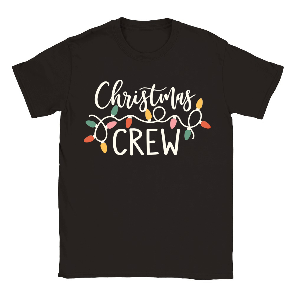 Christmas Crew with Lights 2024 3 Classic Kids Crewneck T-shirt