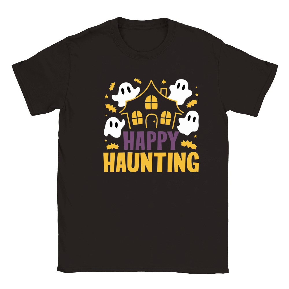 Happy Haunting 02 Classic Kids Crewneck T-shirt
