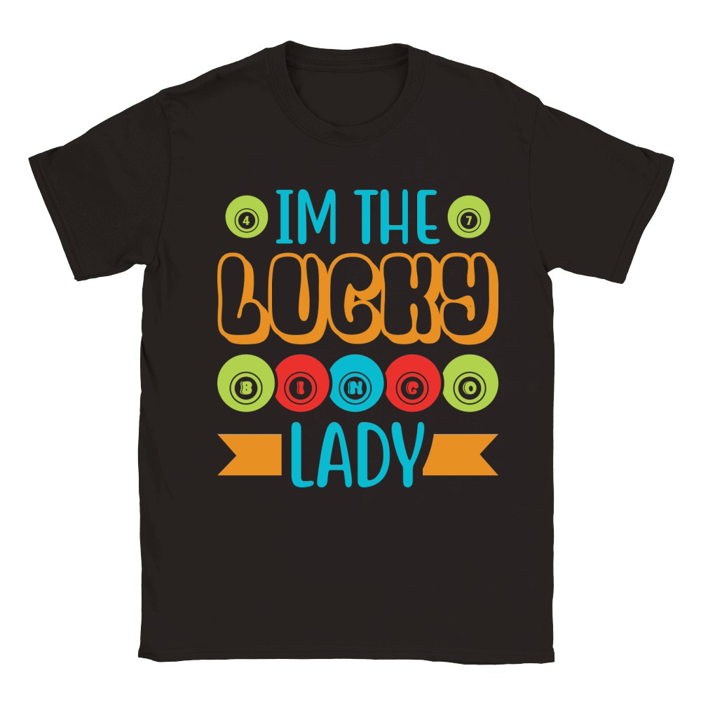 Im The Lucky Bingo Lady 04 Classic Kids Crewneck T-shirt