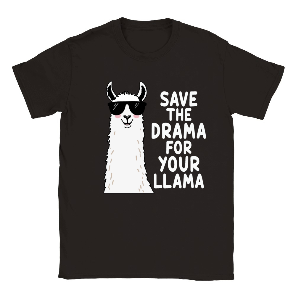 Save the drama for your llama Classic Kids Crewneck T-shirt