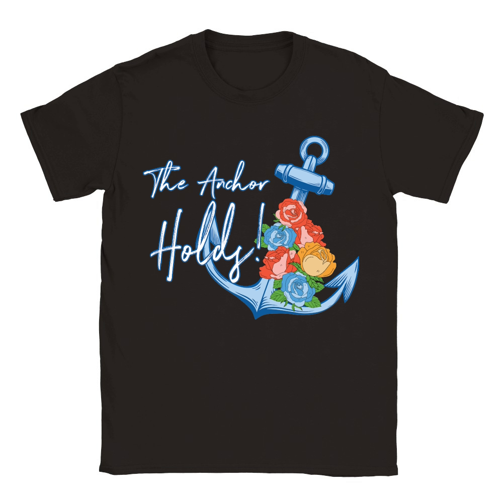 The Anchor Holds Floral Classic Kids Crewneck T-shirt