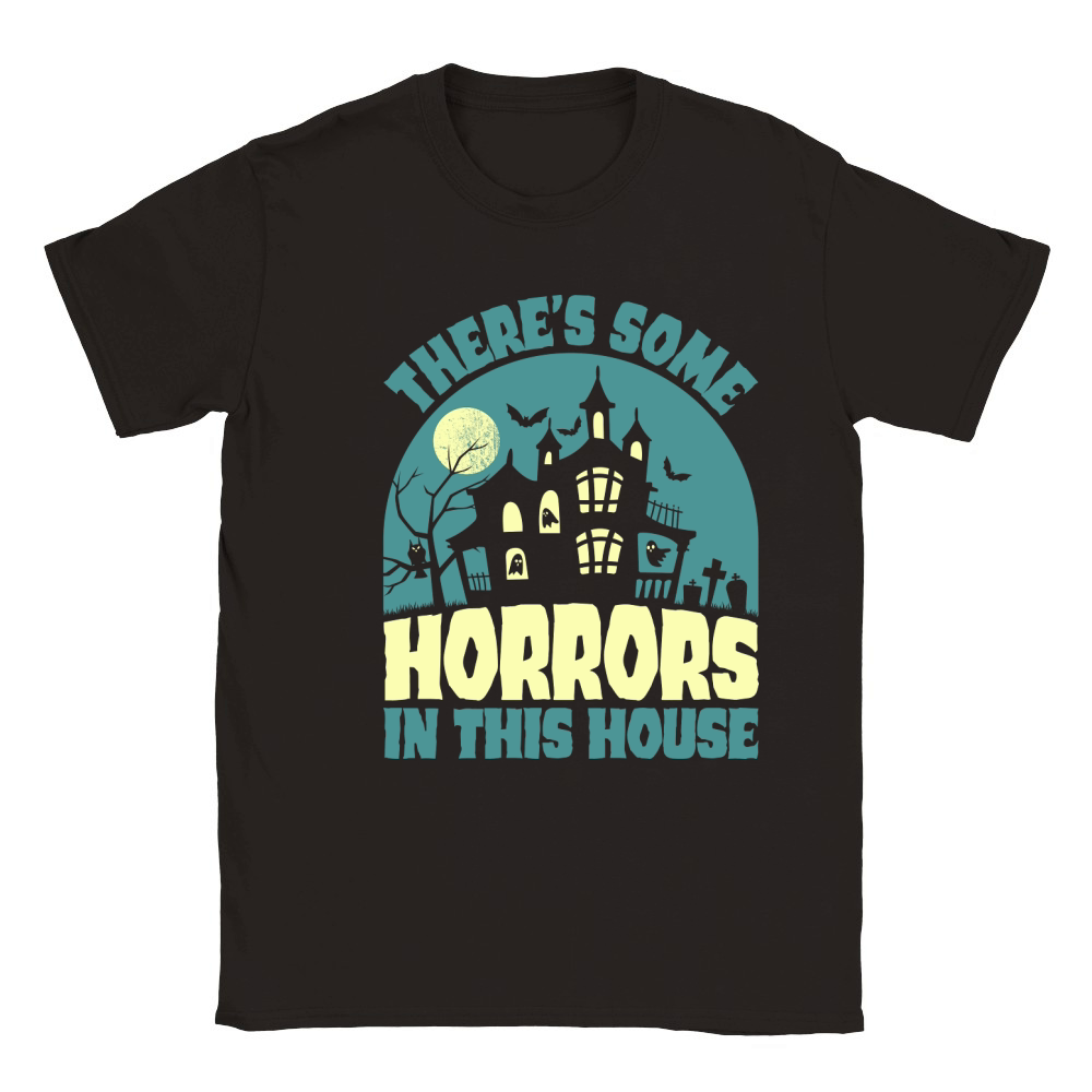 Theres Some Horrors In This House Classic Kids Crewneck T-shirt