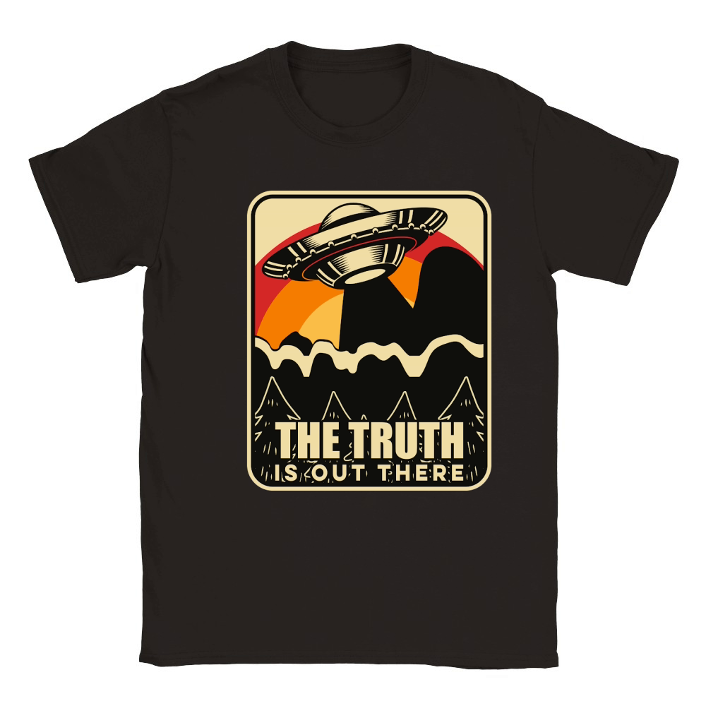 Vintage UFO Alien the Truth is out there Classic Kids Crewneck T-shirt
