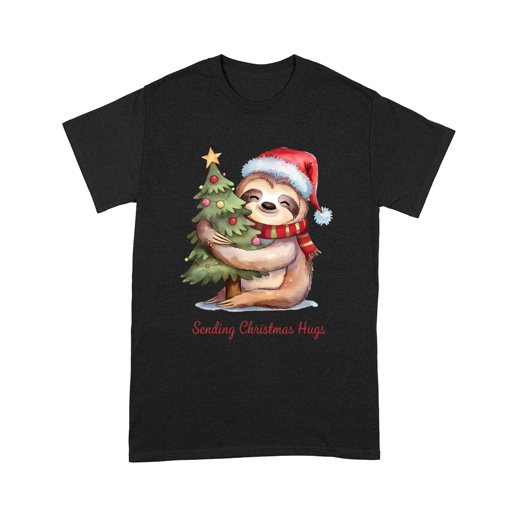 Sending Christmas Hugs Vintage Christmas 02 Comfort T-shirt