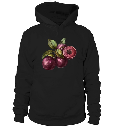Mangosteens Queen of Fruits Vintage Hoodie Unisex