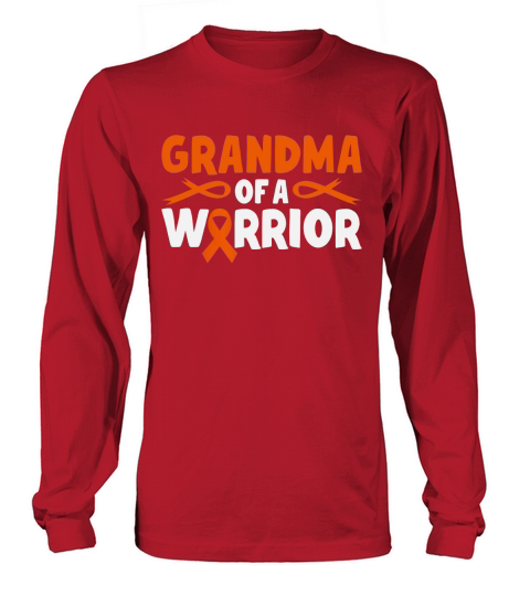 Grandma of a warrior Long sleeved Unisex