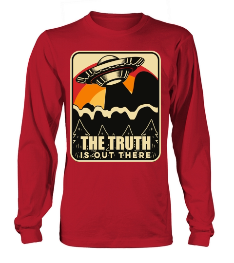 Vintage UFO Alien the Truth is out there Long sleeved Unisex
