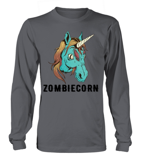 Zombie Unicorn Long sleeved Unisex