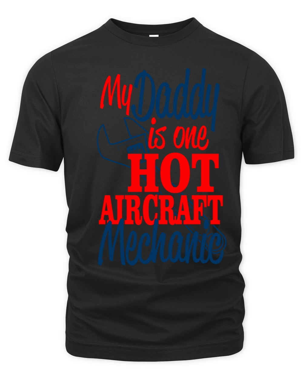 Aircraft Mechanic Daddy Fathers Day Gift T Shirt Organic Unisex T-shirt