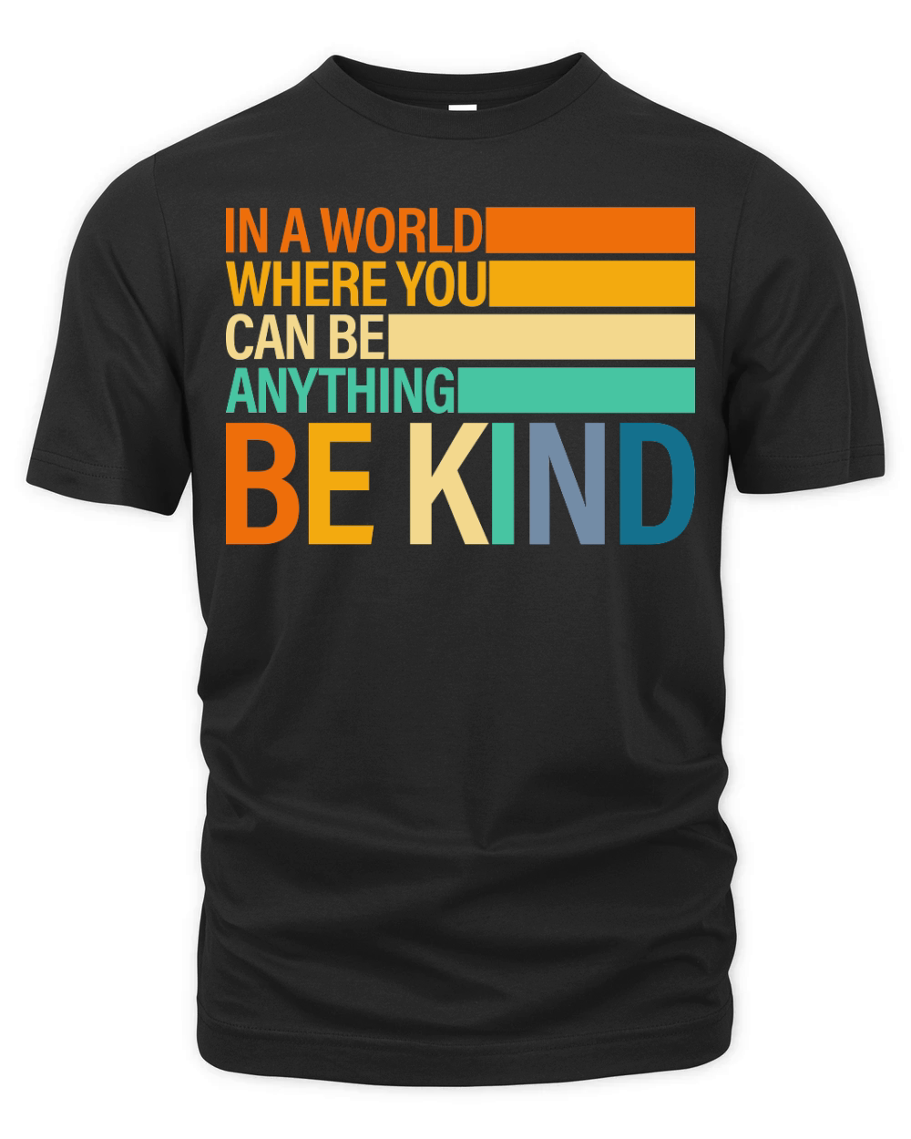 Be Kind Inspirational Positive Vibes Kindness Positive Quote Organic Unisex T-shirt