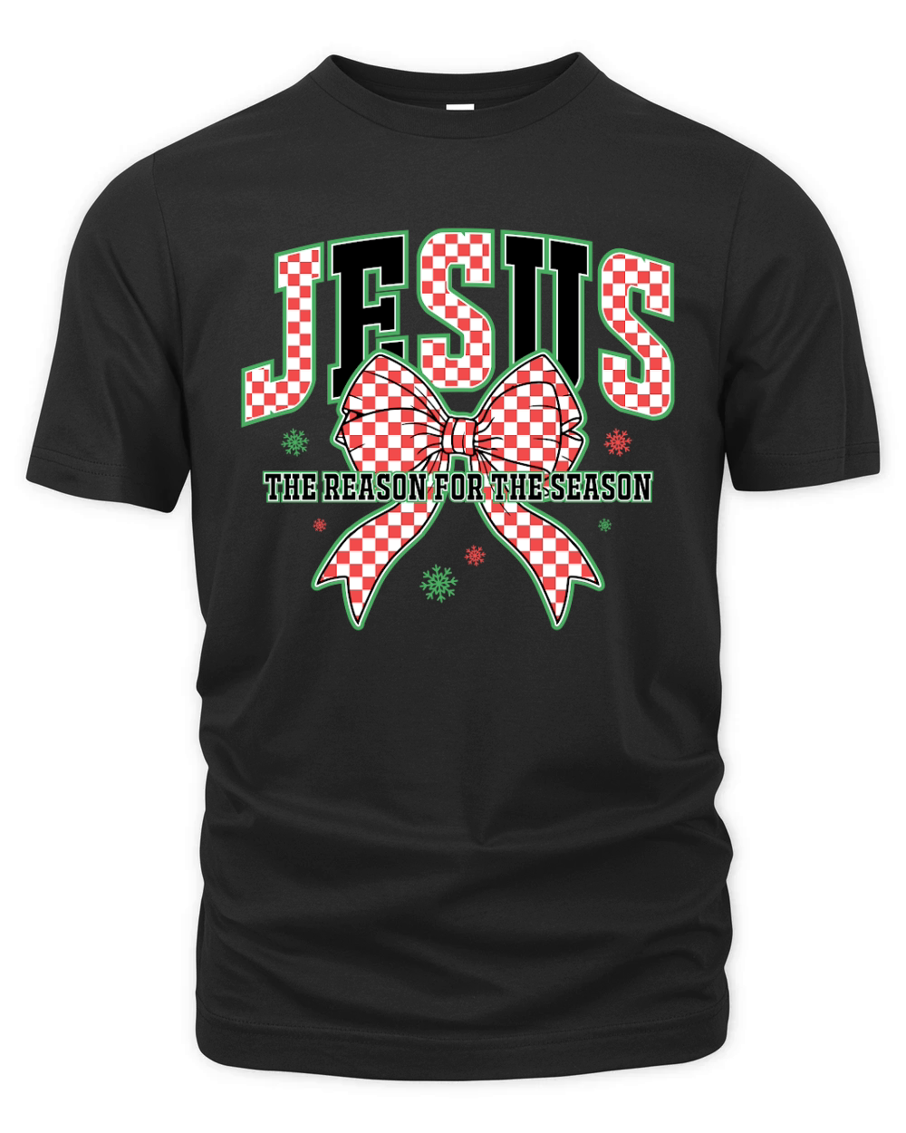 Coquette Jesus Christmas The reason for the season Organic Unisex T-shirt